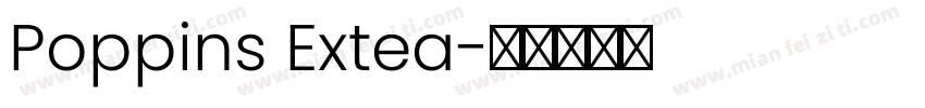 Poppins Extea字体转换